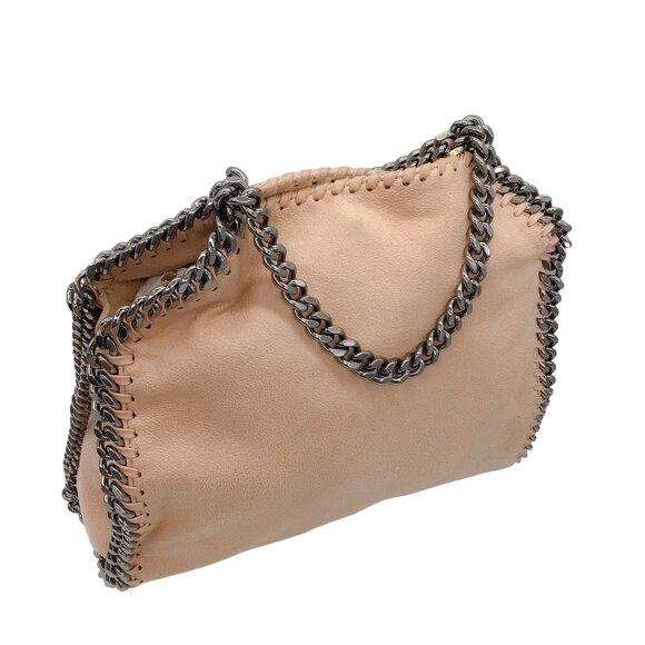 STELLA MCCARTNEY BLUSH PINK MINI FALABELLA SHOULDER BAG - Picture 6 of 8